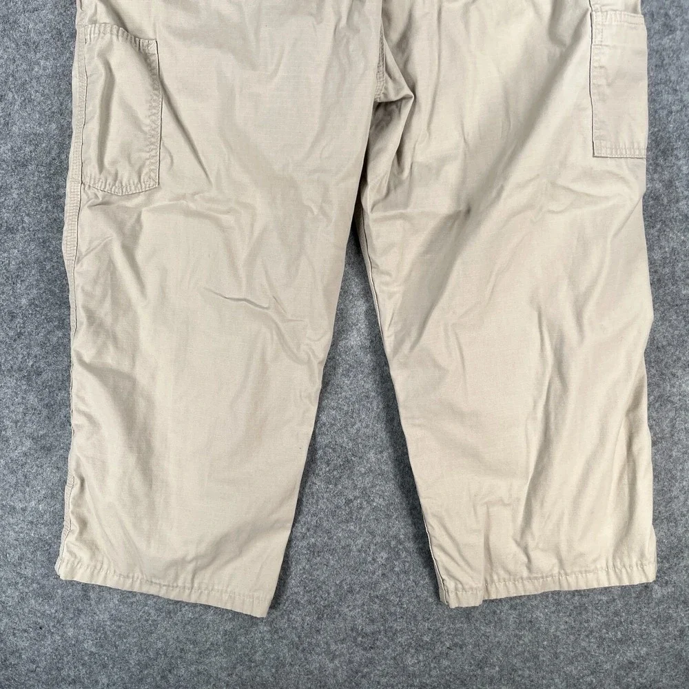 Carhartt Pants Men's 38x30 Dungaree Fit Beige Work‎ Pants Stretch